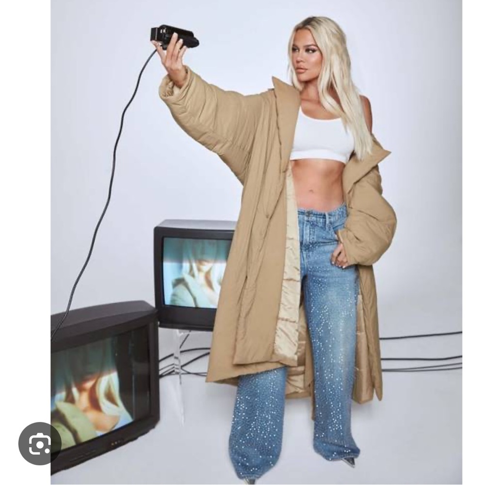 GOOD AMERICAN NYLON TRENCH